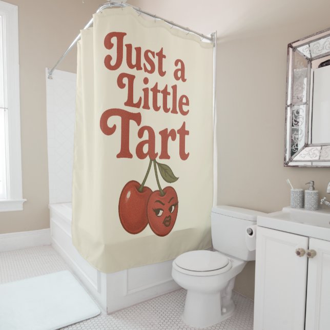 Sassy Cherry Just a Little Tart Retro Red  (In Situ)