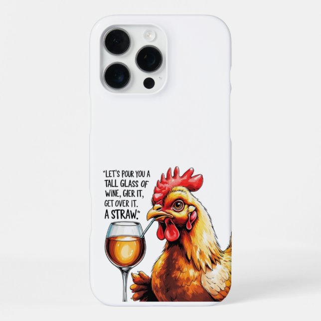 Sassy Chicken Wine Mobile Case (Back)