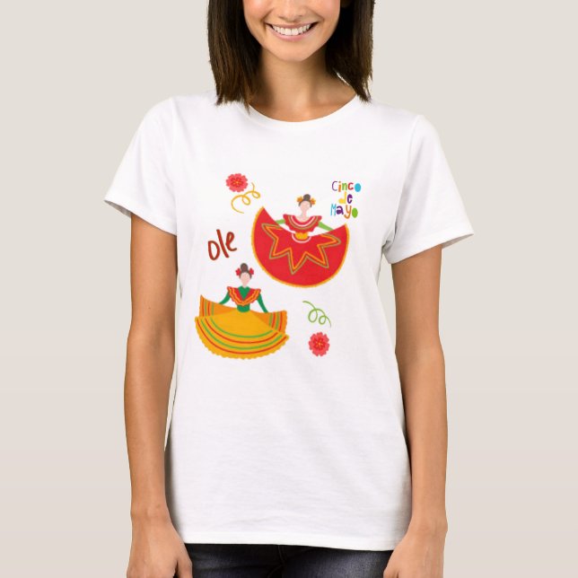 Sassy Cinco De Mayo  T-Shirt (Front)