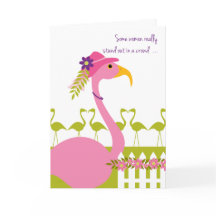 Sassy Classy Flamingo for Mom on Mother's Day