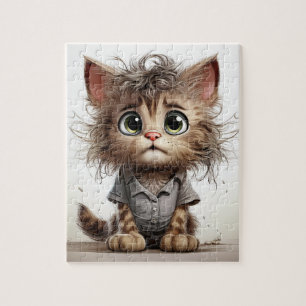 Sassy Cute Kitten Jigsaw Puzzle