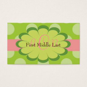 Sassy Dots Personalized Gift Enclosure Card