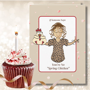 Sassy Ethnic Female Cartoon Funny 40th Birthday Card