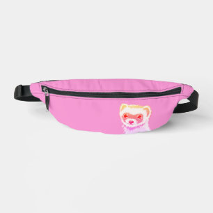 Sassy Ferret In Rainbow Colours Fanny Pack