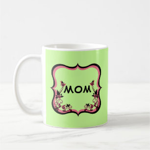 Sassy Floral Customizable Mom Mug