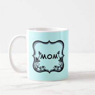Sassy Floral Customizable Mom Mug