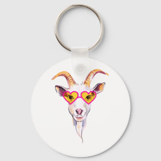 Sassy Goat Keychain
