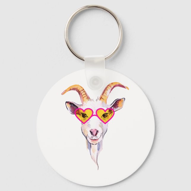 Sassy Goat Keychain (Front)