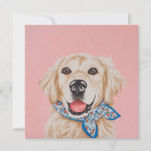 Sassy Golden Holiday Card