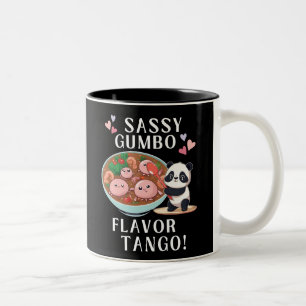 Sassy Gumbo Flavor Tango Two-Tone Coffee Mug