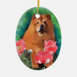 Sassy Holiday Ceramic Ornament