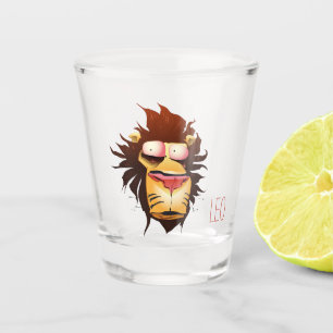Sassy Humour Leo Zodiac Shot Glass