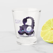 Sassy Humour Scorpio Zodiac Shot Glass