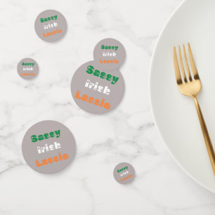 Sassy Irish Lassie Table Confetti