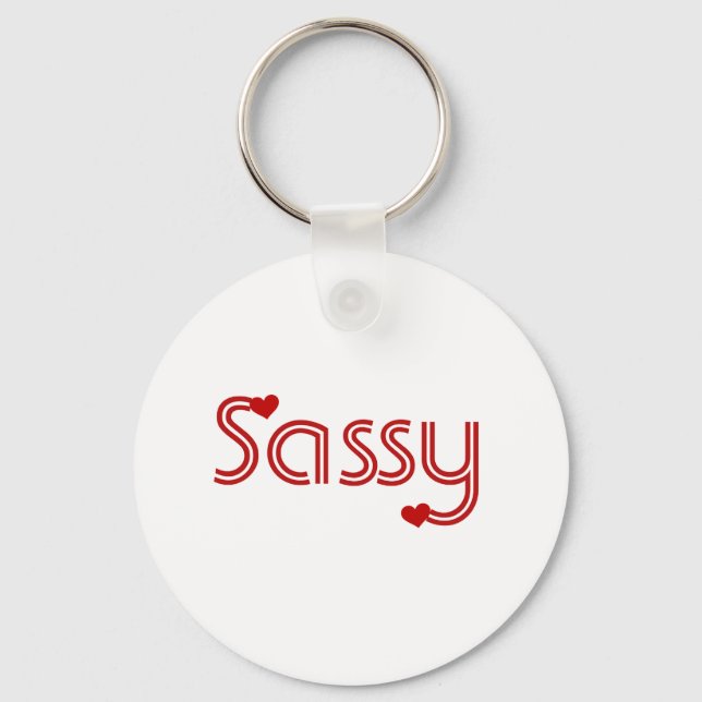 Sassy Keychain (Front)