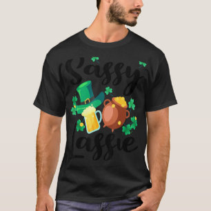 Sassy Lassie St. Patrick's Day Funny 3 T-Shirt