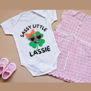 Sassy Little Lassie: St. Patrick's Day Kids Babies Baby Bodysuit
