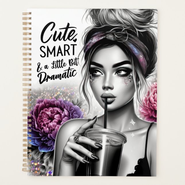Sassy mode all day everyday woman funny mother planner (Front)