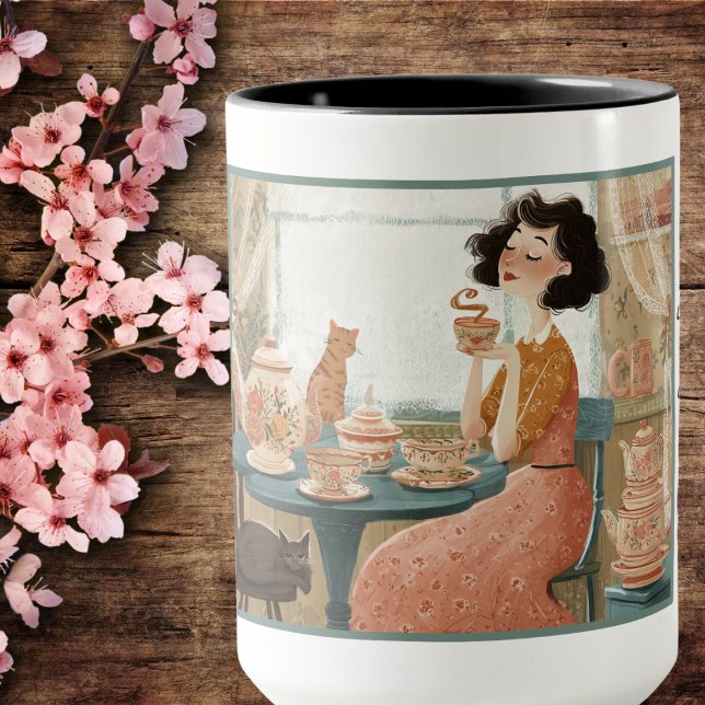 Sassy Mug For Tea Lovers (Front view)