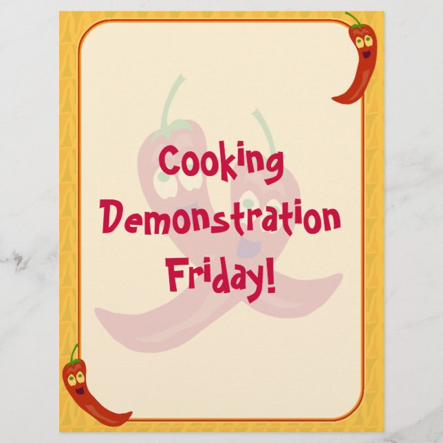 Sassy Pepper Flyer (Front)