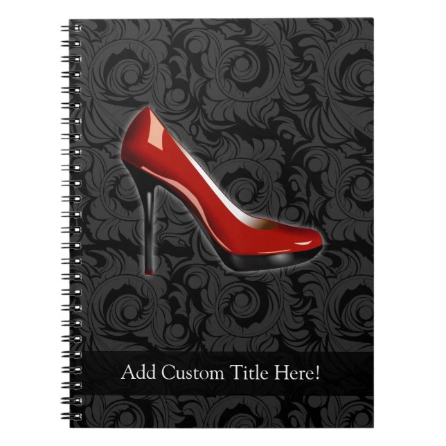 Sassy Red Shoe Notebook (Front)
