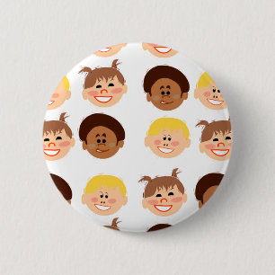 Sassy Retro Kiddos 2 Inch Round Button