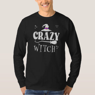 Sassy Retro Witch Halloween Matching Group Spooky T-Shirt