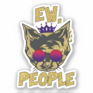 Sassy Royal Cat – "Ew. People" Funny Cat Lover