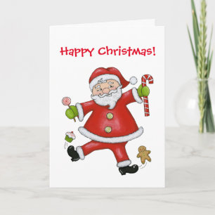 Sassy Santa Holiday Card