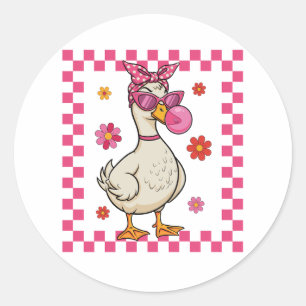 Sassy & Silly Goose Classic Round Sticker