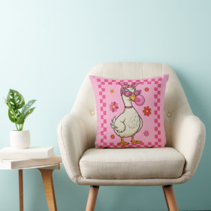 Sassy & Silly Goose Throw Pillow