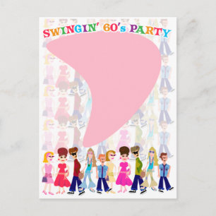 Sassy Sixties Kids! Postcard