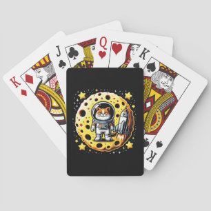 Sassy Space Cat: Cheese Moon Quest Playing Cards