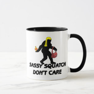 Sassy Squatch Don't Care Mug