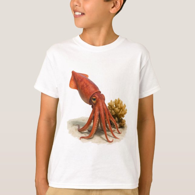 Sassy Squid on Patrol T-Shirt (Front)