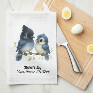Sassy Steller's Jay  Kitchen Towel
