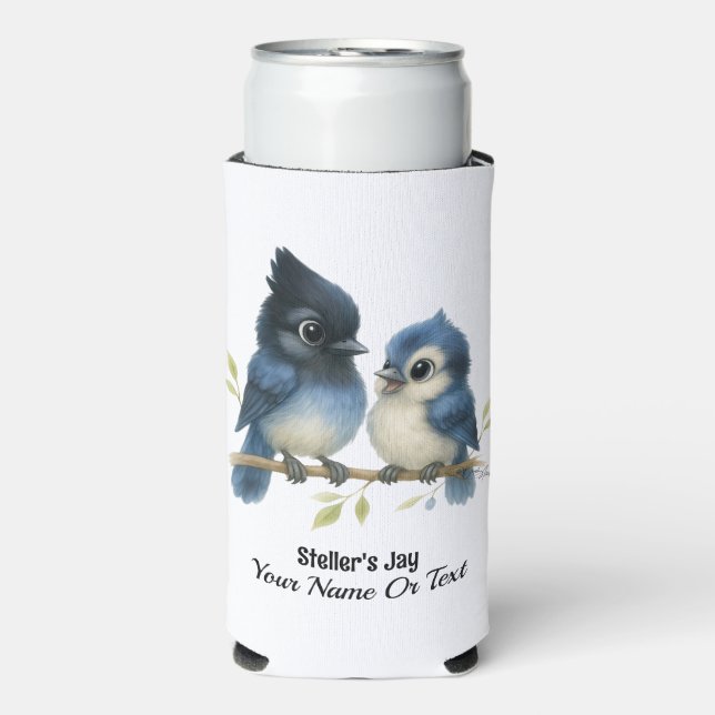 Sassy Steller's Jay  Seltzer Can Cooler (Seltzer Front)