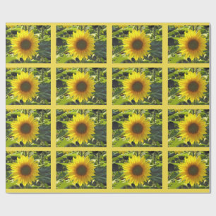 Sassy Summer Sunflowers Wrapping Paper