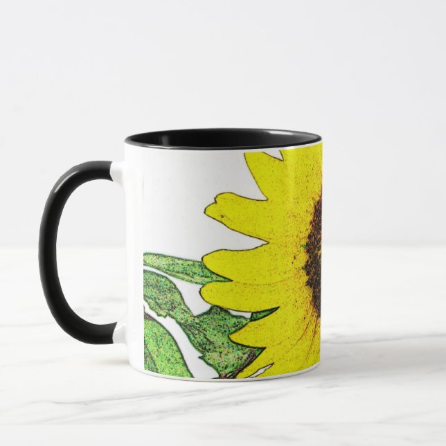Sassy Sunflower Classic Mug (Left)