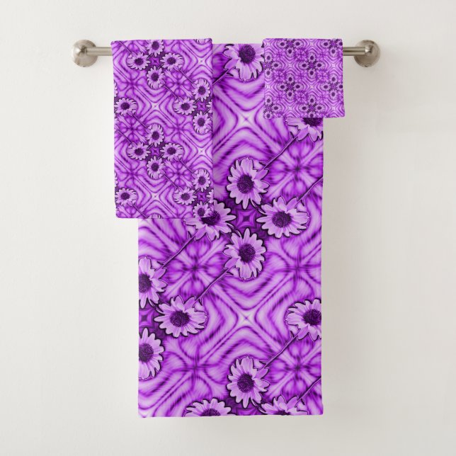 Sassy Sunflowers Bath Towel Set (Insitu)