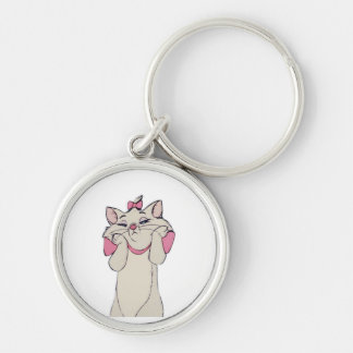 "Sassy & Sweet" Official Marie Cat Keychain