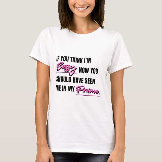 Sassy, T-shirt Prime (Devant)