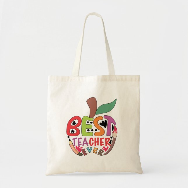 Sassy Teacher tote bag (Front)