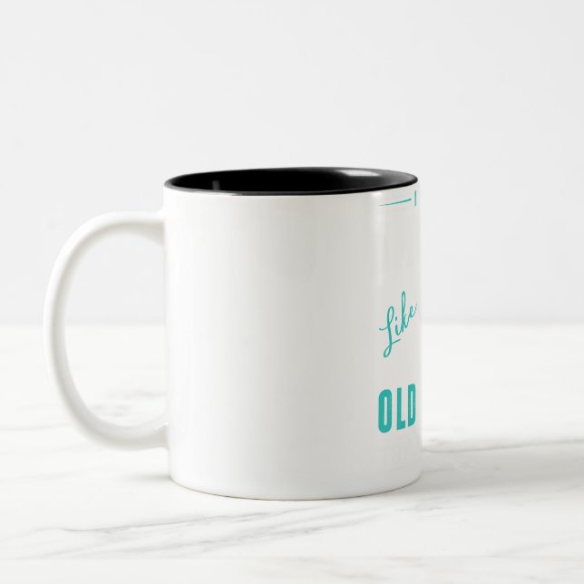 Sassy Truck Diva: Keep Up with My Hilarious Drivin Two-Tone Coffee Mug (Left)