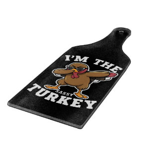 Sassy Turkey Matching Family Thanksgiving Party  Cutting Board