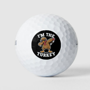 Sassy Turkey Matching Family Thanksgiving Party Golf Balls