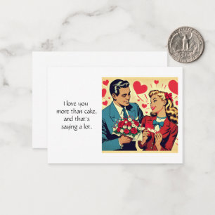 Sassy Vintage Valentine with Quote Card