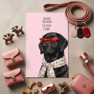 Sassy Walks Classy Care Pet Services Business Card