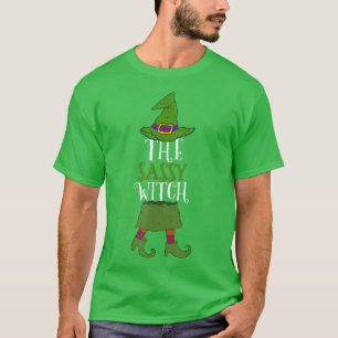 Sassy Witch Matching Family Group Halloween Party  T-Shirt