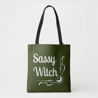 Sassy Witch Tote Bag
